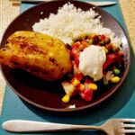 Papa rellenas con ensalada